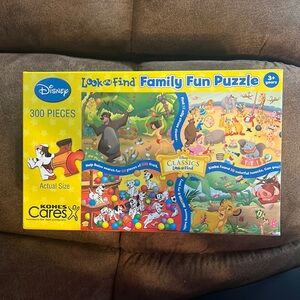 Disney Look and Find Family Fun Puzzle